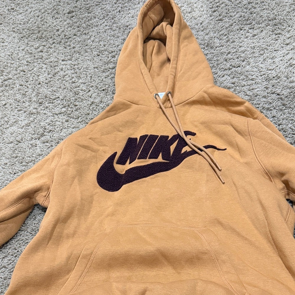 Nike Brown Hoodie with Black Logo